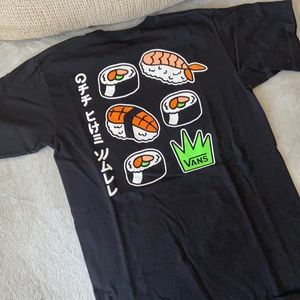 Boys Vans Sushi logo tee